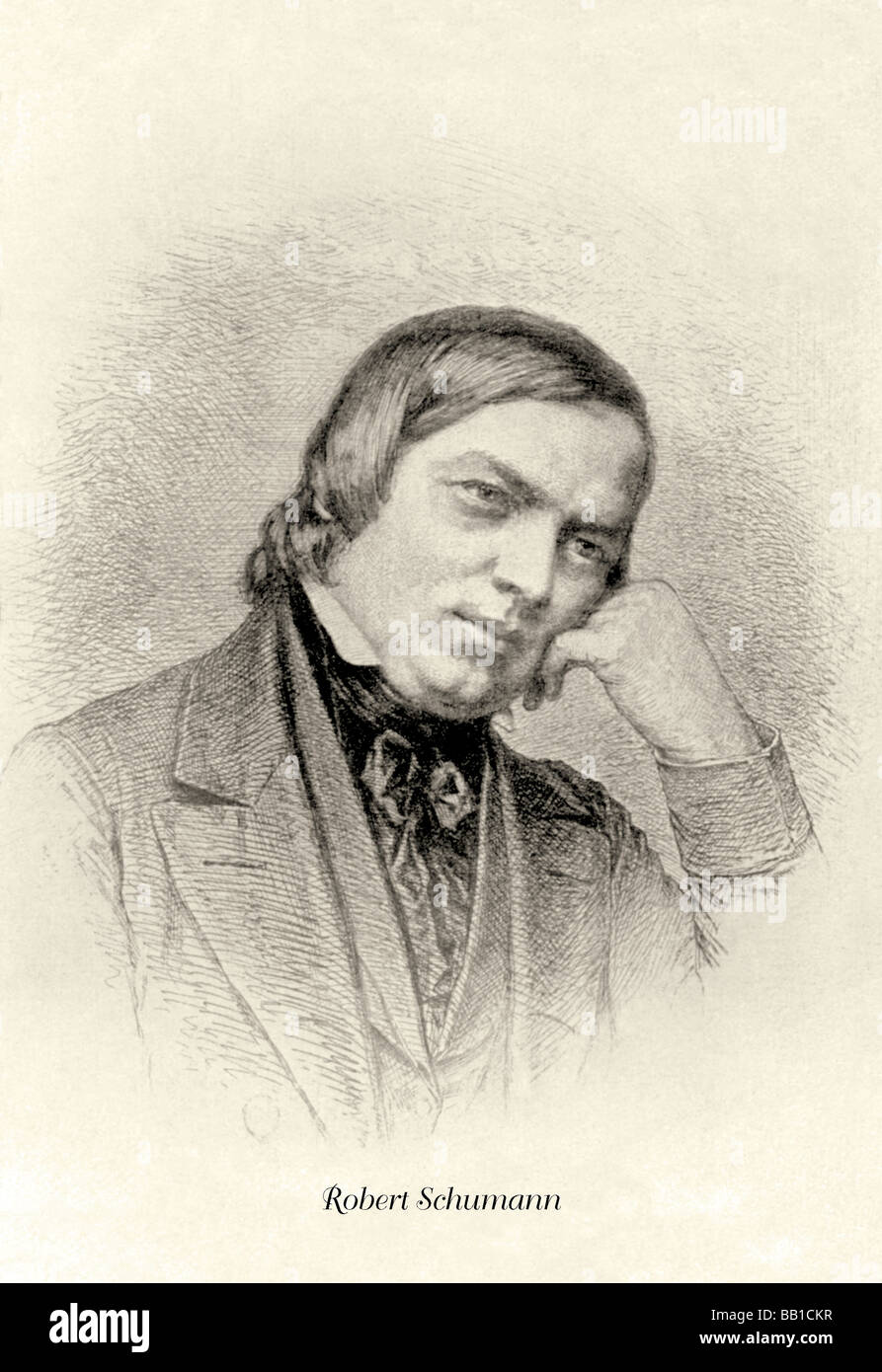 Robert Schumann Foto Stock