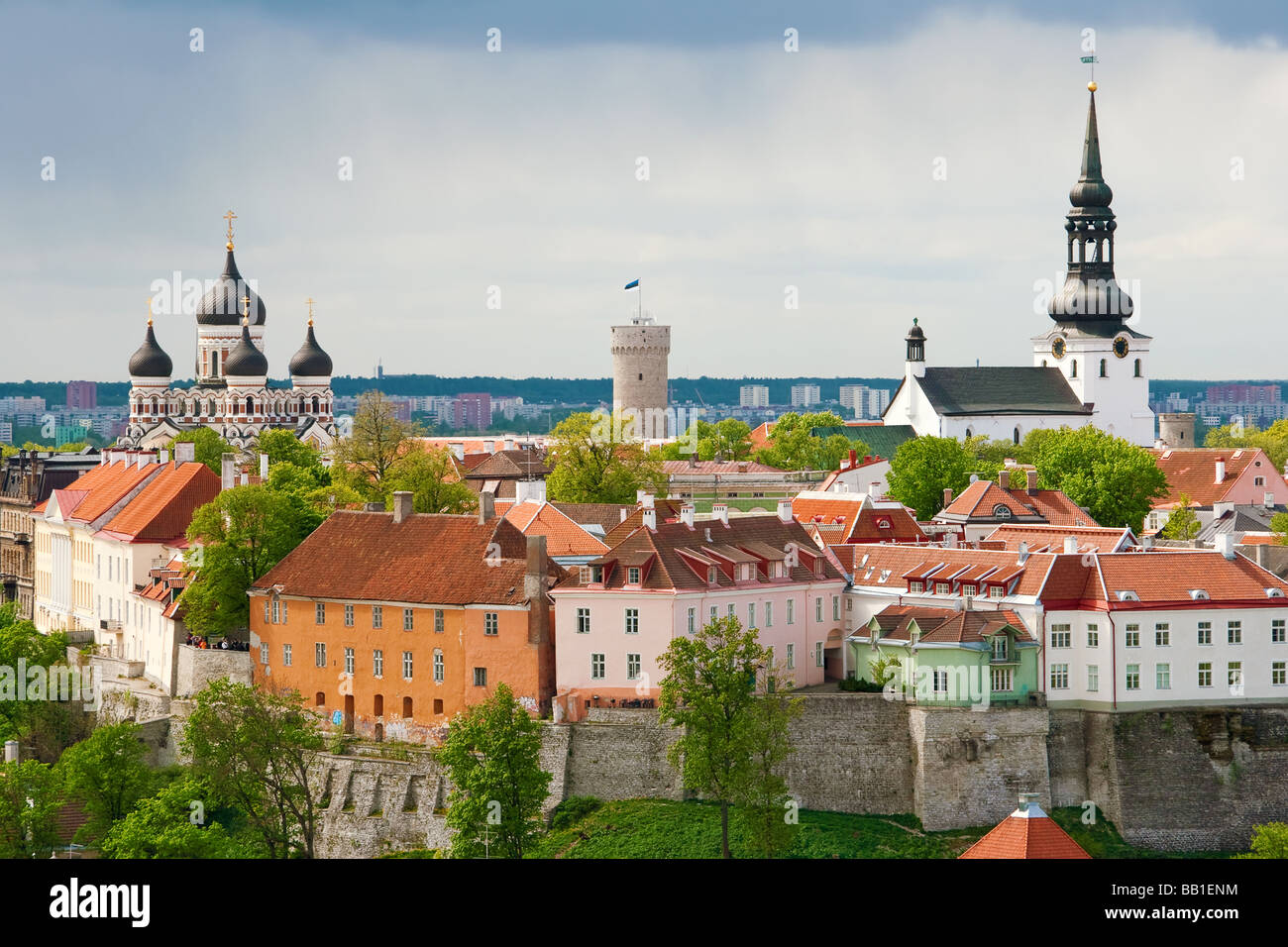 Toompea Hill. Tallinn, Estonia Foto Stock