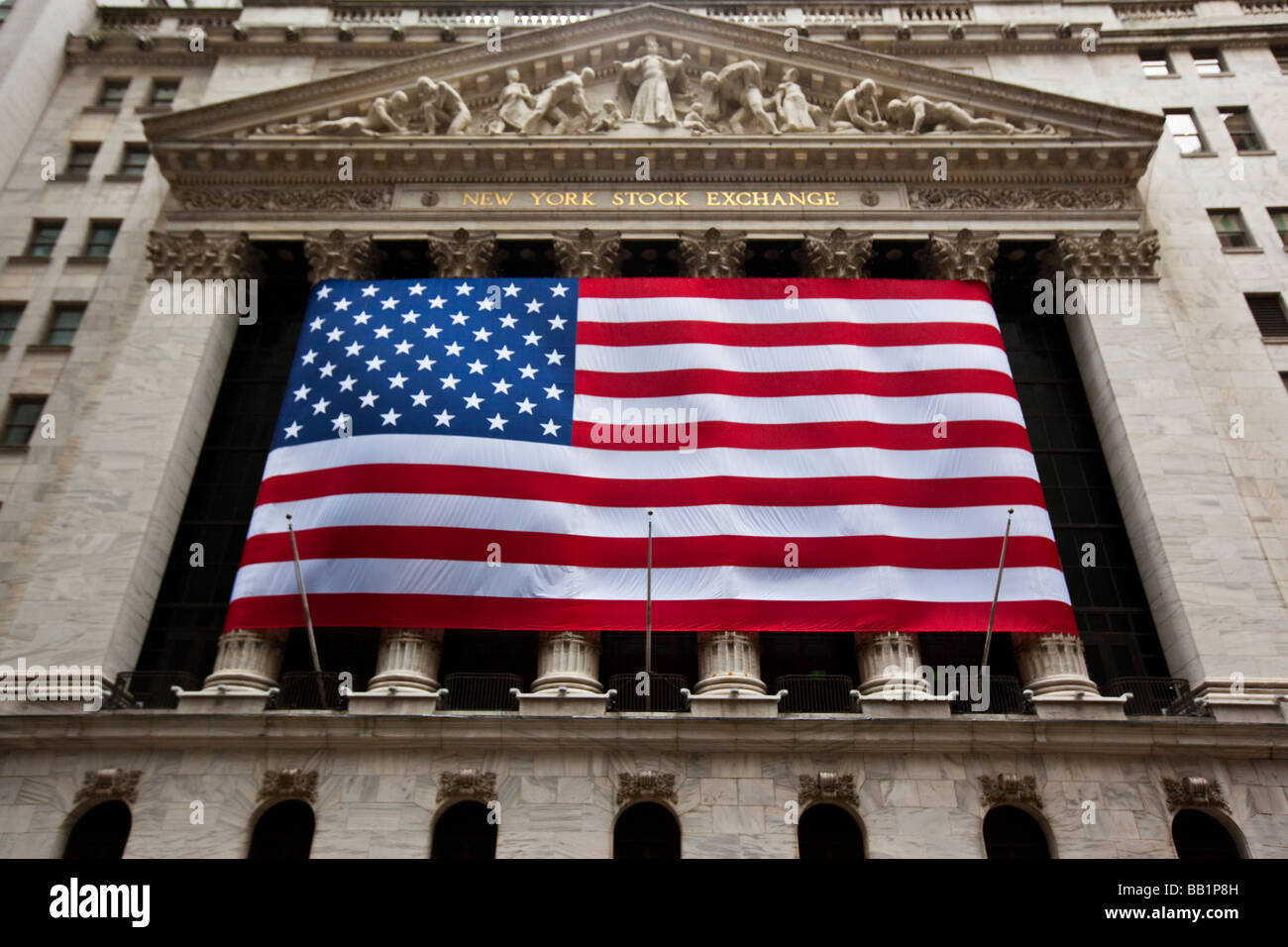 New York Stock Exchange di Manhattan Foto Stock