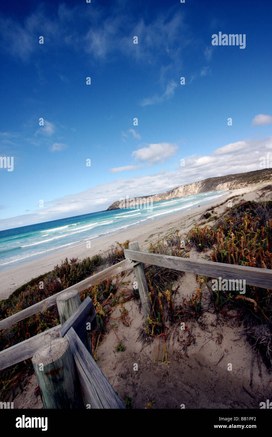 Strada per la spiaggia Foto Stock