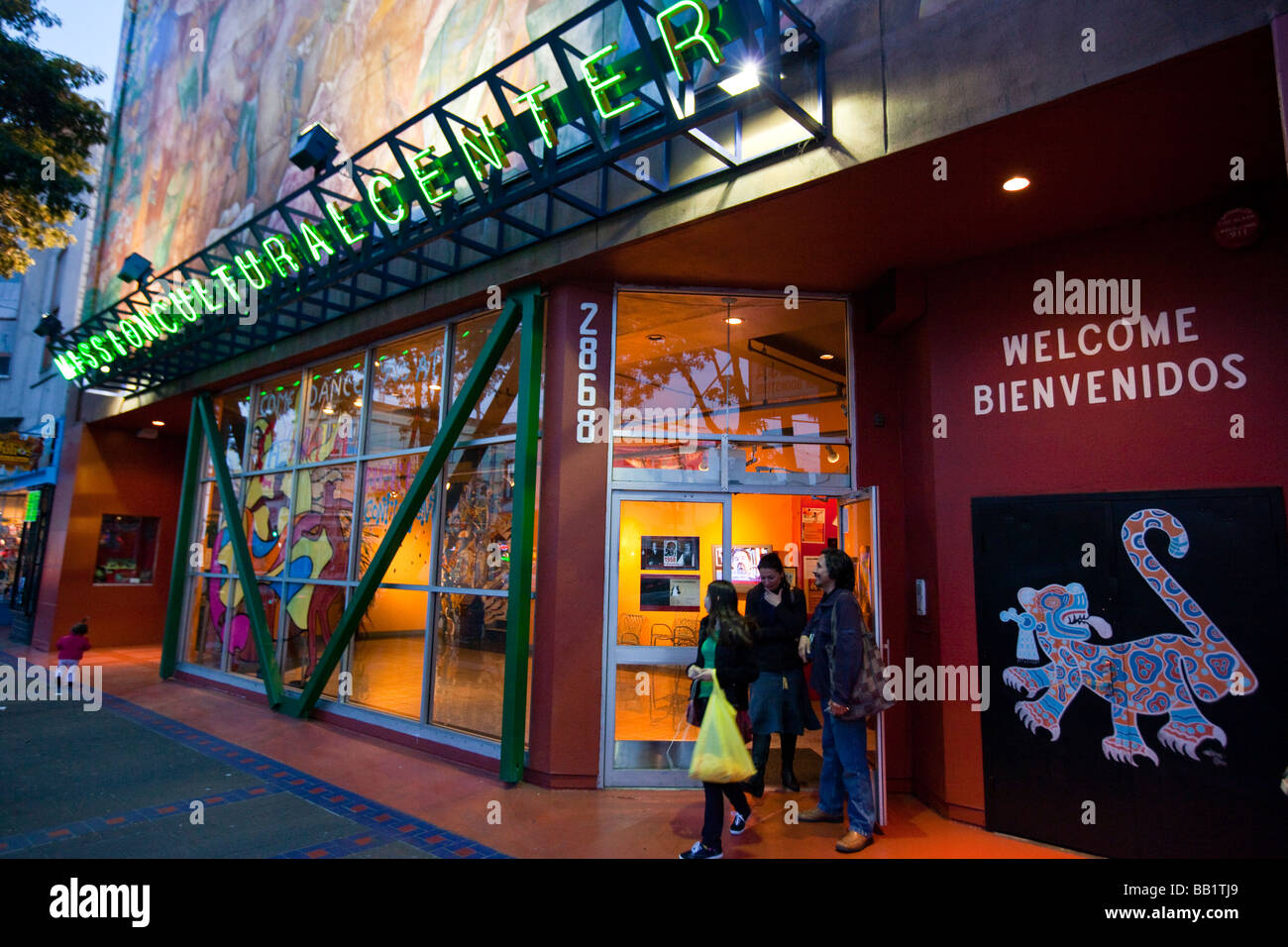 La missione del Centro Culturale per il Latino Arts di San Francisco in California Foto Stock
