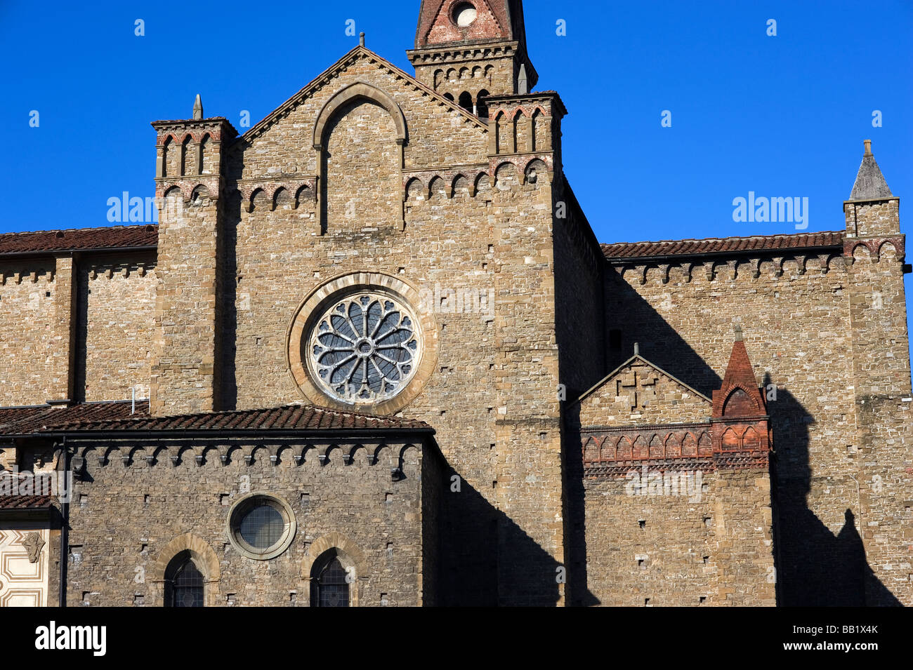 Firenze Toscana Italia La Città Del Rinascimento La Foto Mostra La Parte Posteriore Della Chiesa 3820