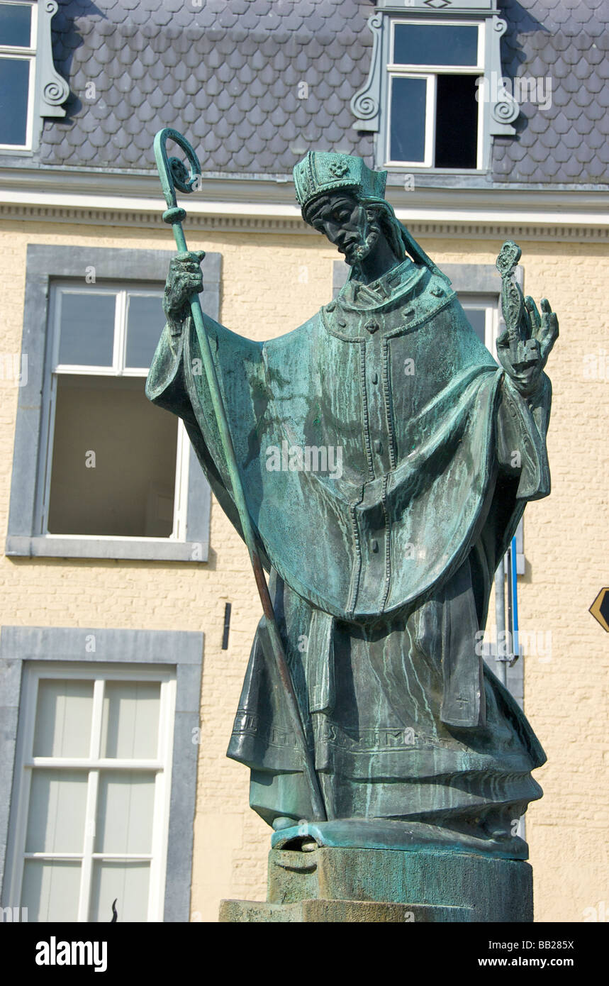 Europa, Paesi Bassi, Limburg, Maastricht, Statua di San Servatius Foto Stock