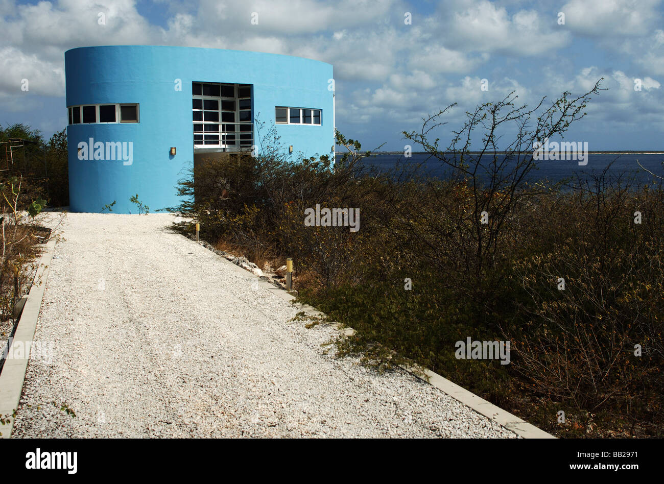 Antille Olandesi Bonaire architettura moderna Foto Stock