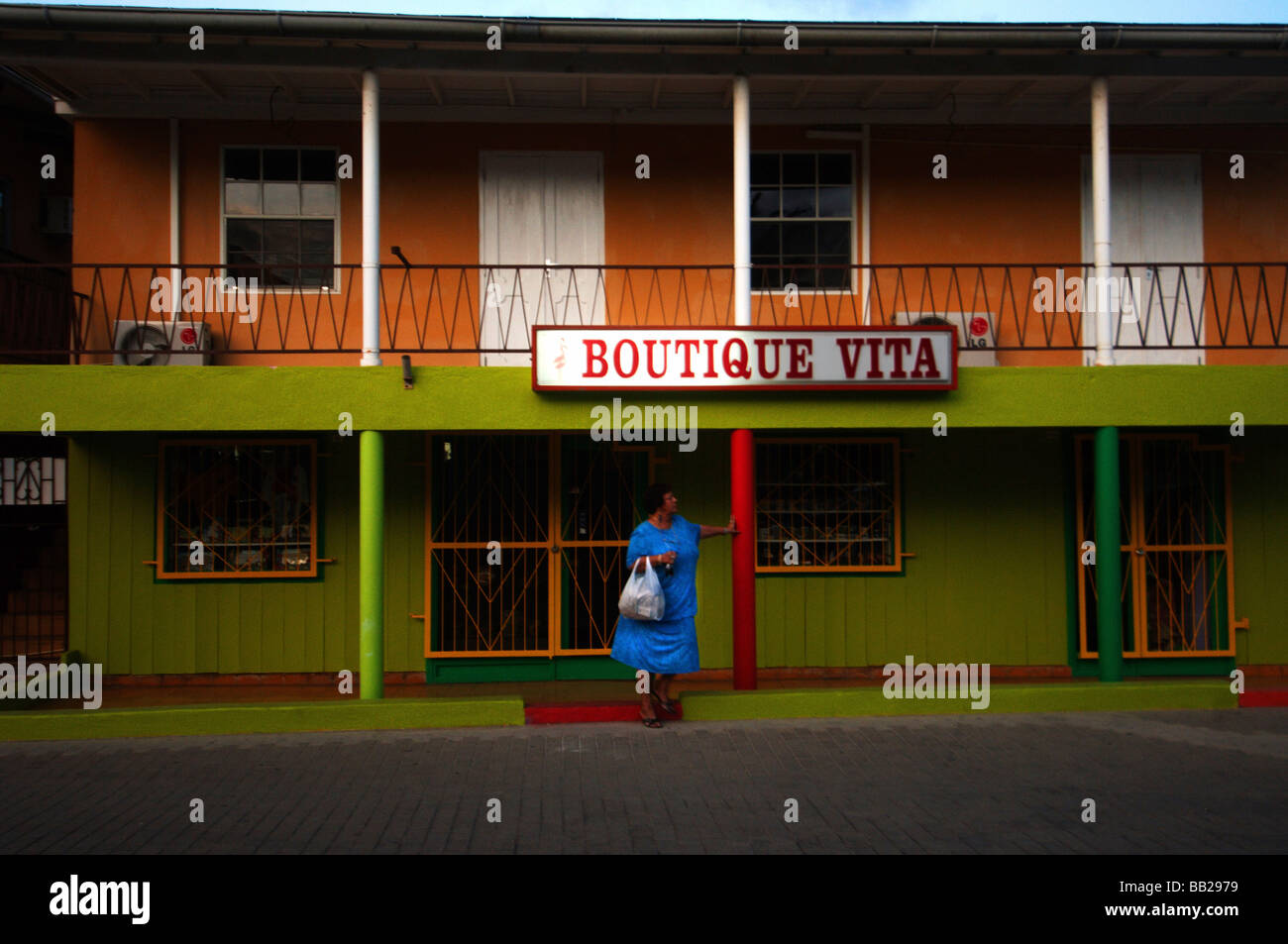 Antille Olandesi Bonaire Kralendijk Boutique negozio di Vita Foto Stock