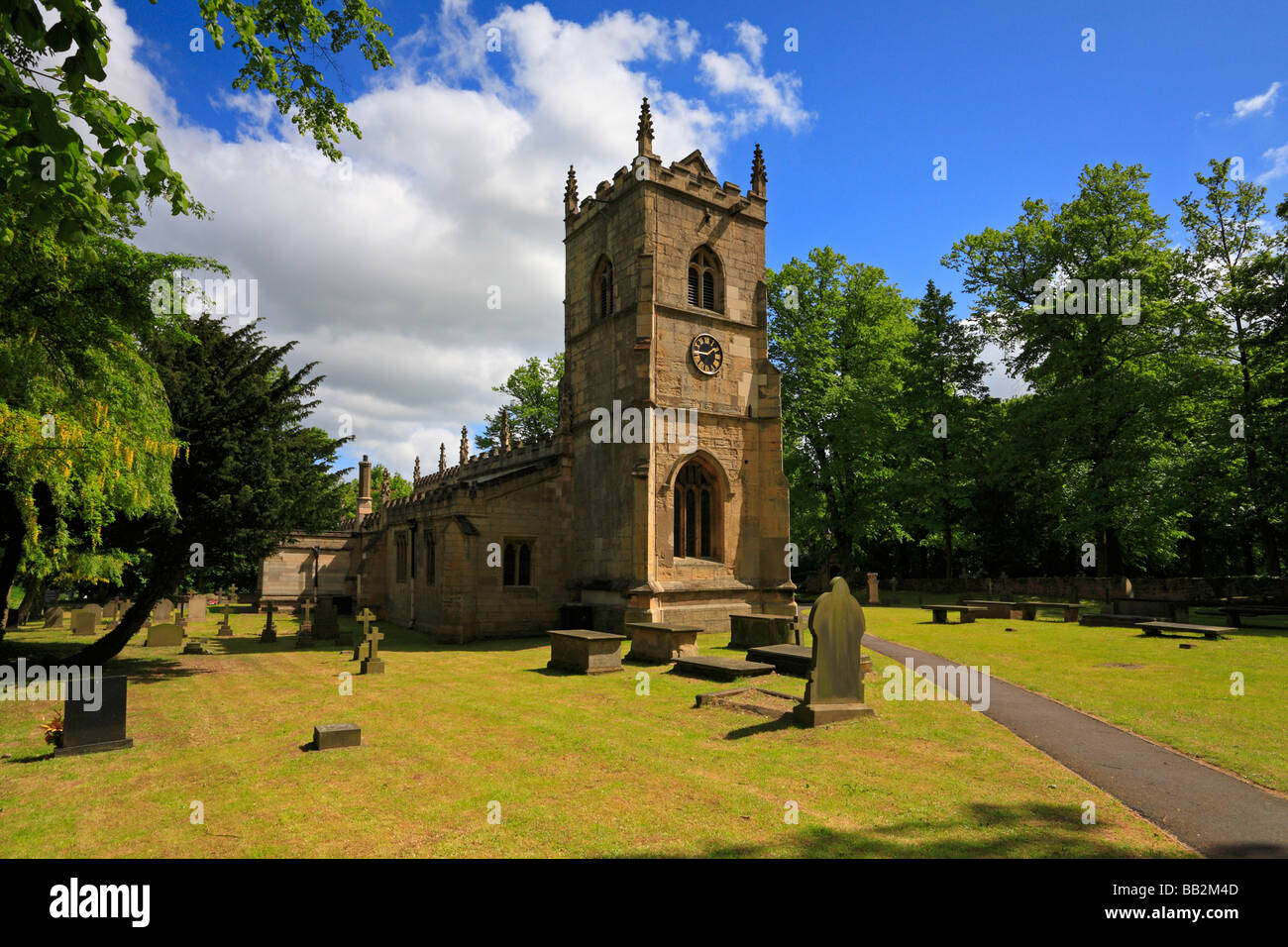 St Wilfrid la Chiesa, Hickleton, Doncaster, South Yorkshire, Inghilterra, Regno Unito. Foto Stock