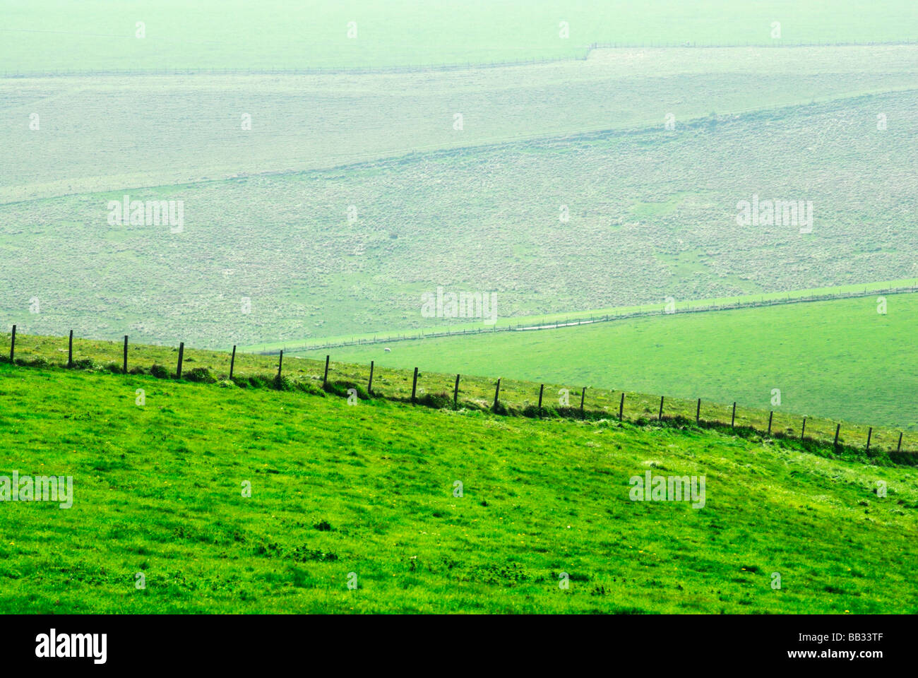 South Downs a nord di Worthing West Sussex England Regno Unito Foto Stock