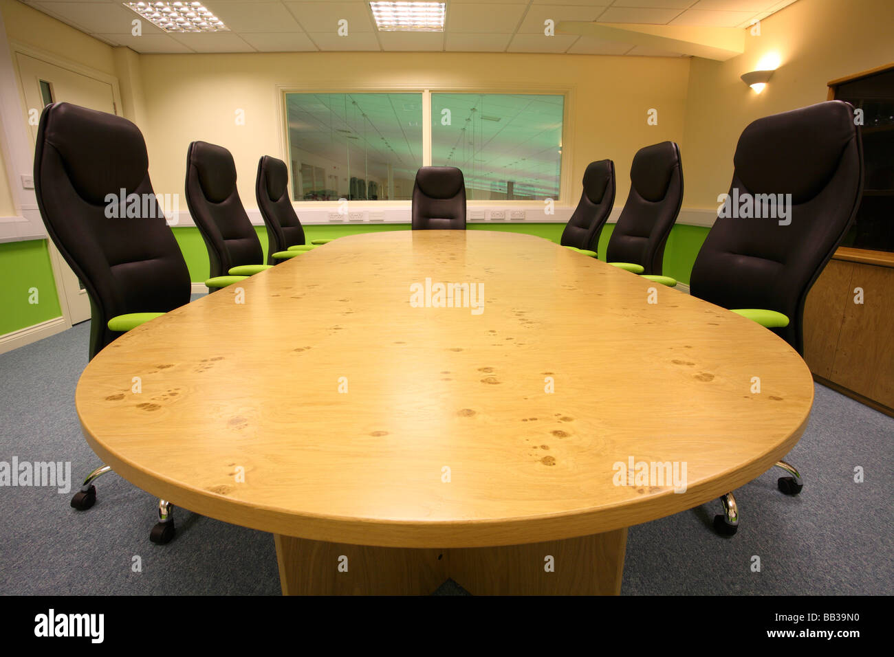 Nuovo ufficio boardroom Foto Stock