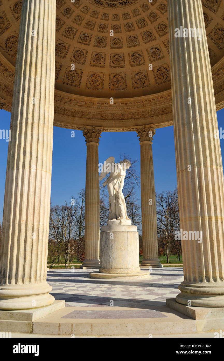 Temple de l'Amour, Versailles, Yvelines, Francia Foto Stock