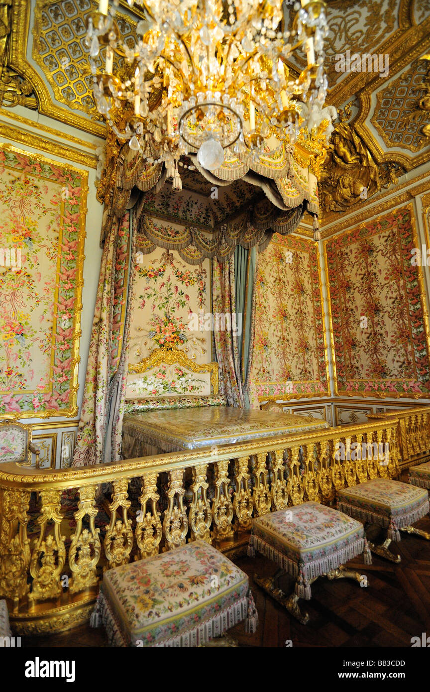 Chambre de la Reine Marie Antoinette. Versailles, Dettaglio…
