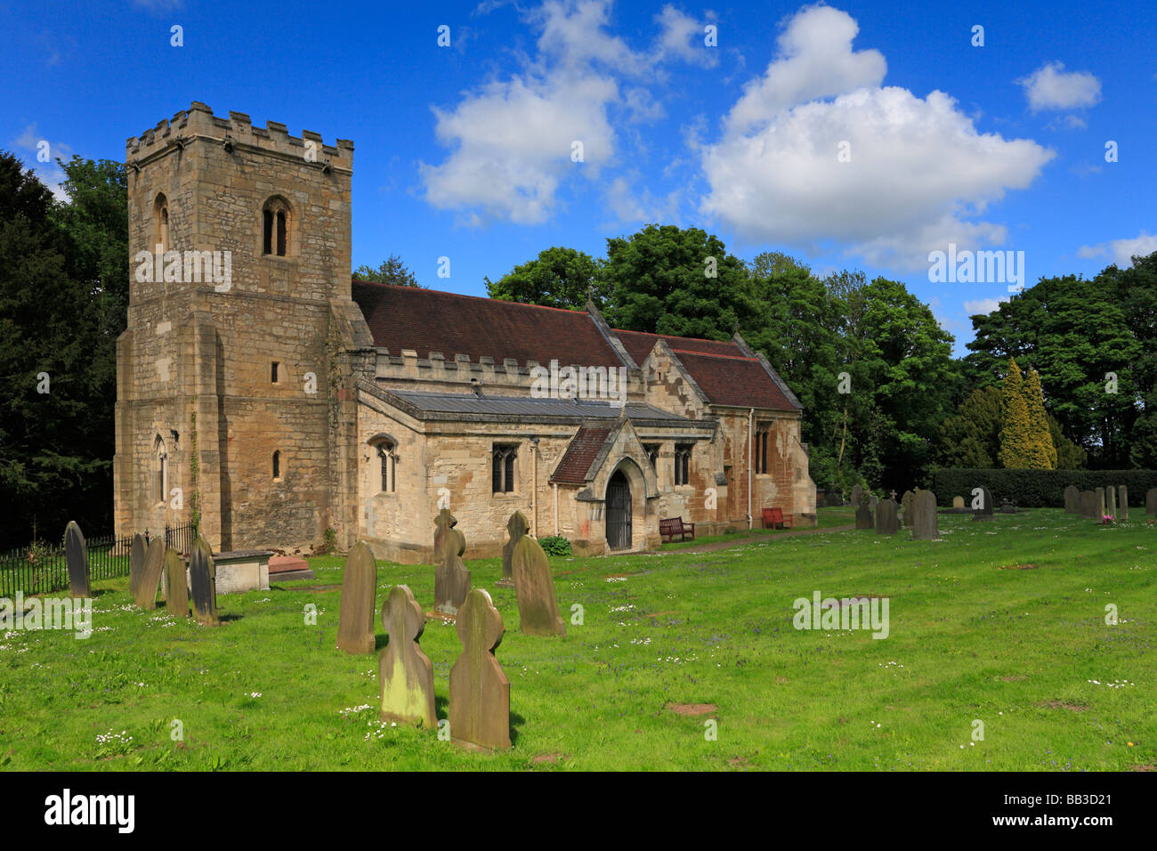 La Chiesa di San Michele, Brodsworth, Doncaster, South Yorkshire, Inghilterra, Regno Unito. Foto Stock