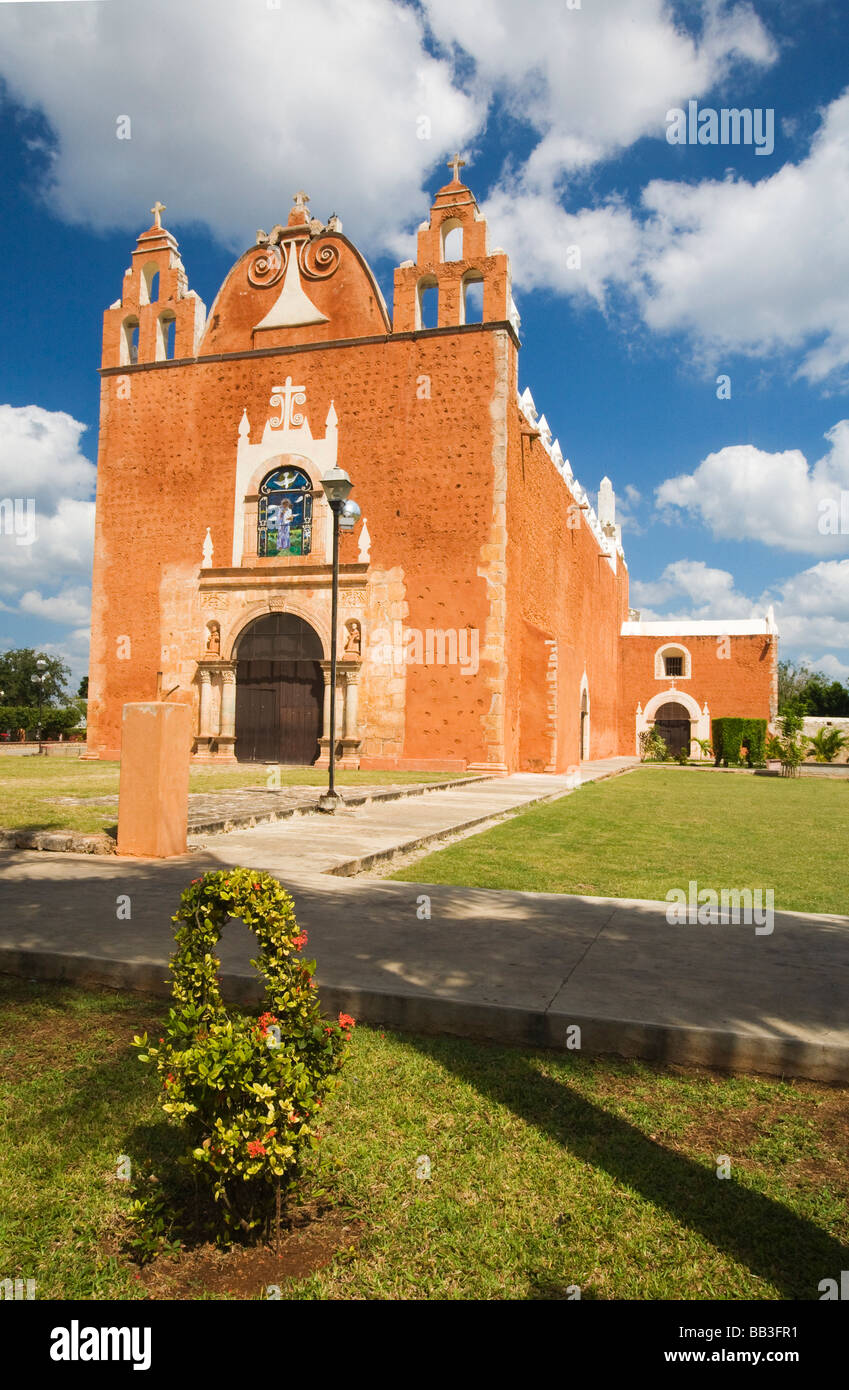 Nord America, Messico, la penisola dello Yucatan, Ticul. Ticul San Anonio de Cattedrale di Padova. Foto Stock