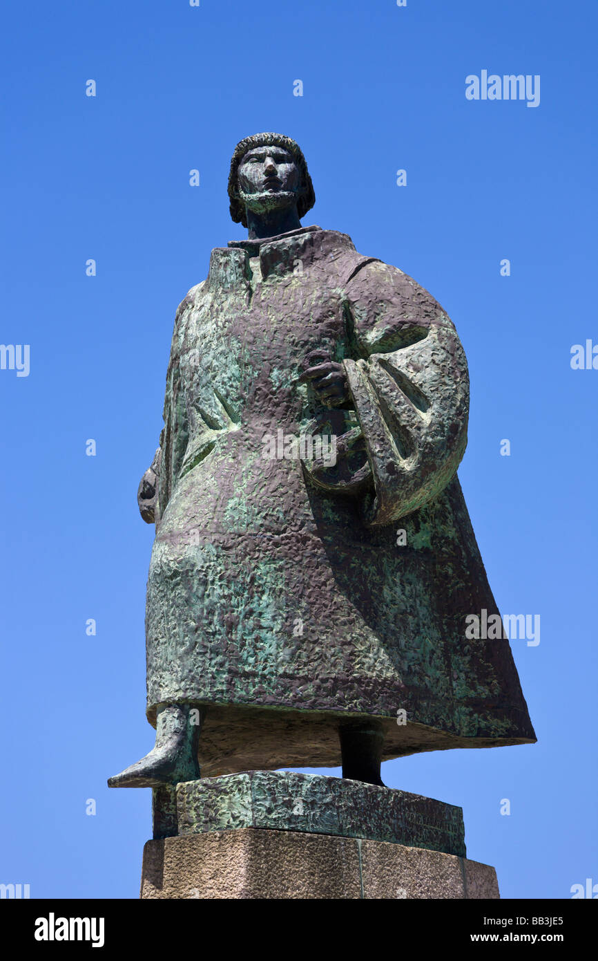 Statua di Bartolomeu Diaz, " Città del Capo ", " Sudafrica " Foto Stock