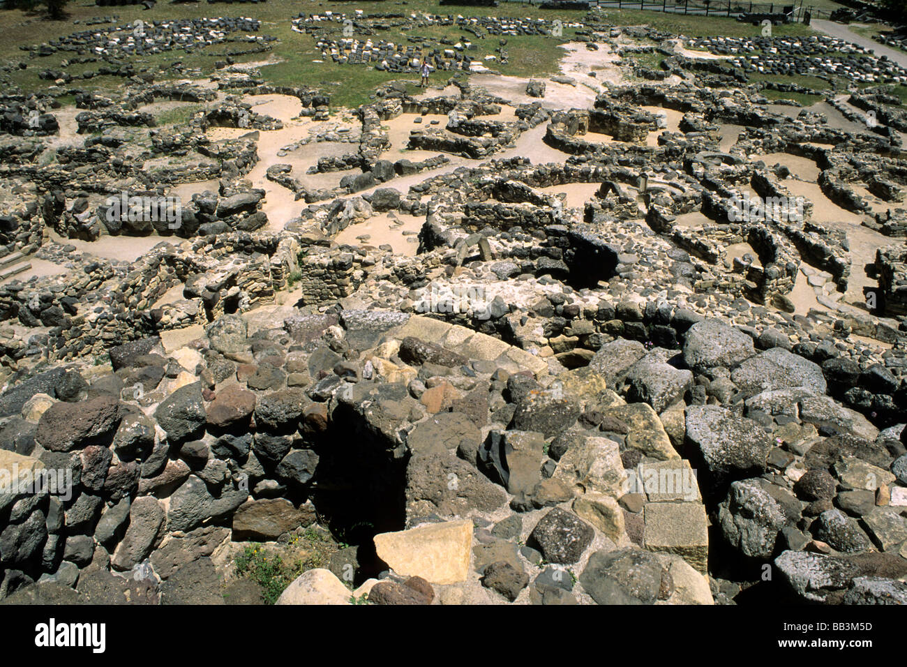 Sito archeologico di Barumini Provincia del Medio Campidano Italia Foto Stock