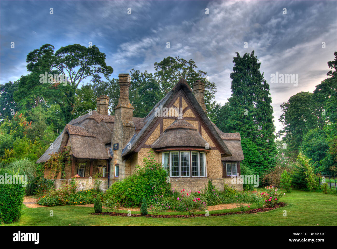 Cottage britannico Foto Stock