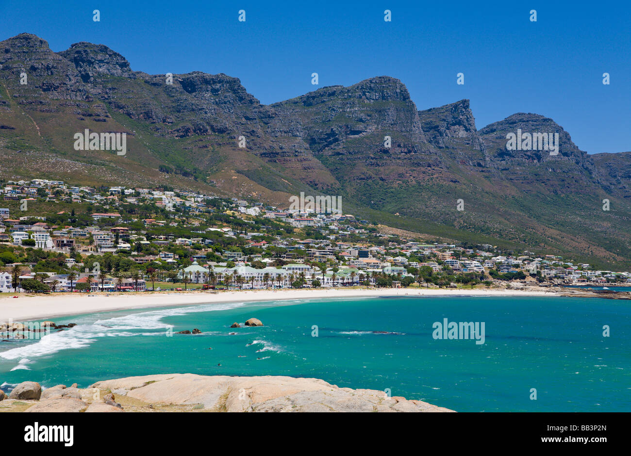 " Camps Bay', 'Western Cape", " Sudafrica " Foto Stock