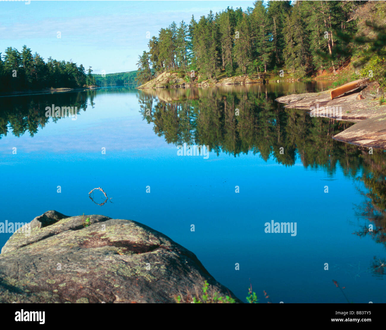 Canoa paese di scena Foto Stock