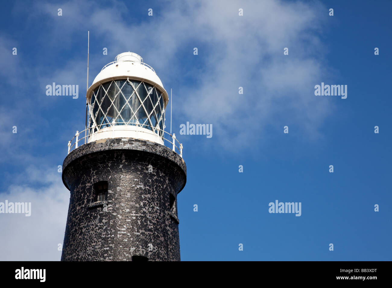 Spurn Point Lighthouse East Yorkshire England Regno Unito Foto Stock