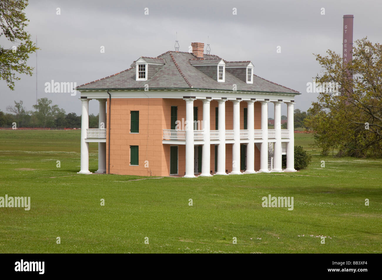 Malus Beauregard casa sul campo di battaglia di Chalmette Foto Stock