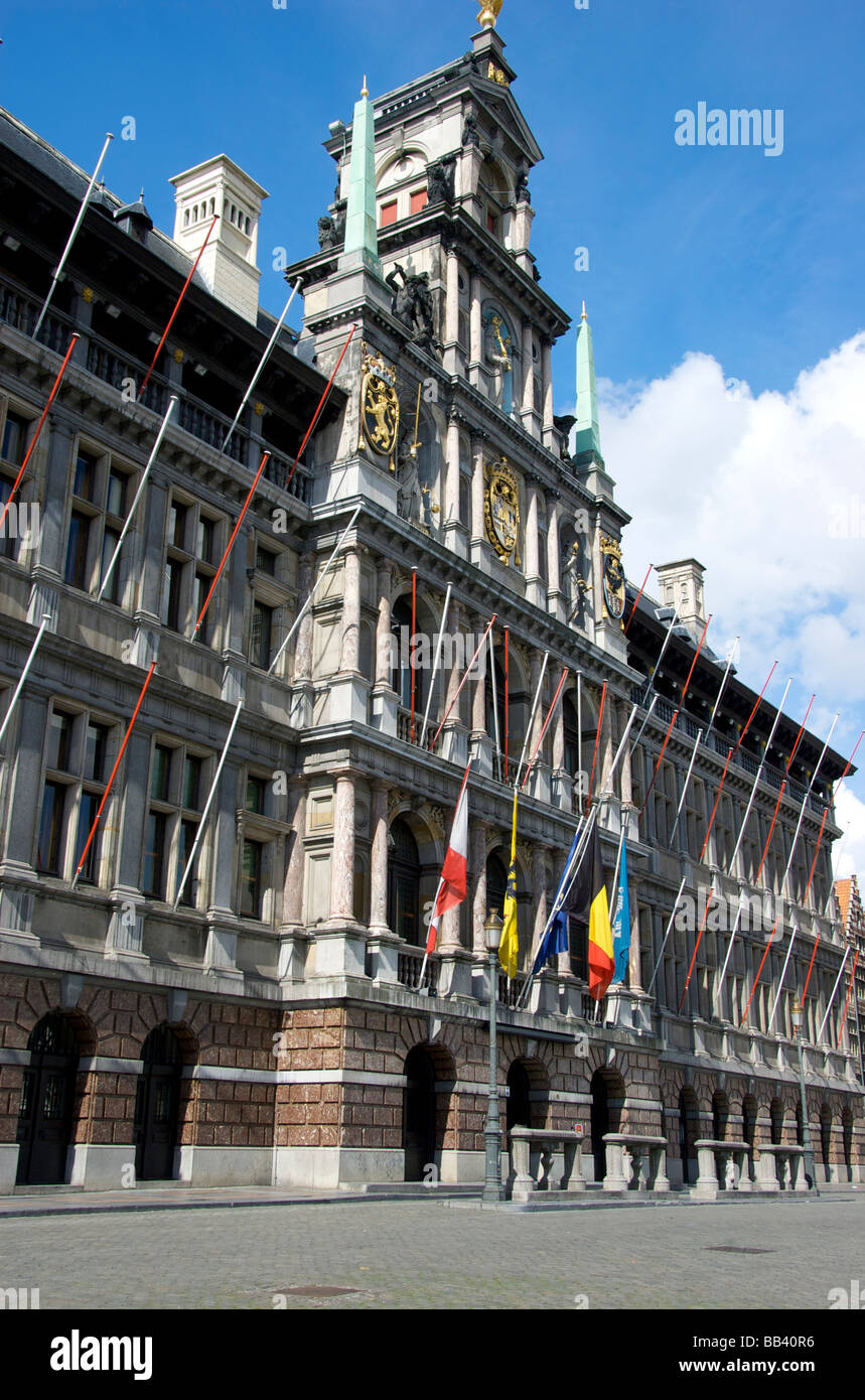 L'Europa, Belgio, Fiandre, provincia di Anversa, Anversa, municipio Foto Stock
