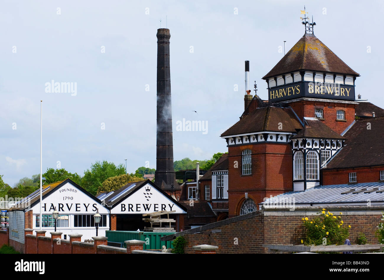 Birreria Harveys, Lewes, East Sussex, Regno Unito Foto Stock