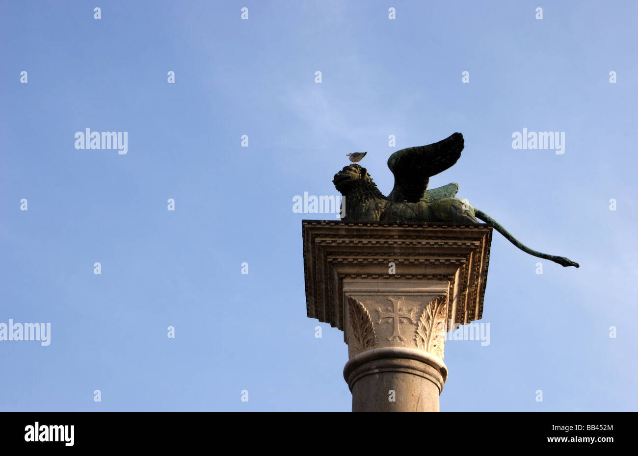 Venezia: leone veneziano Foto Stock