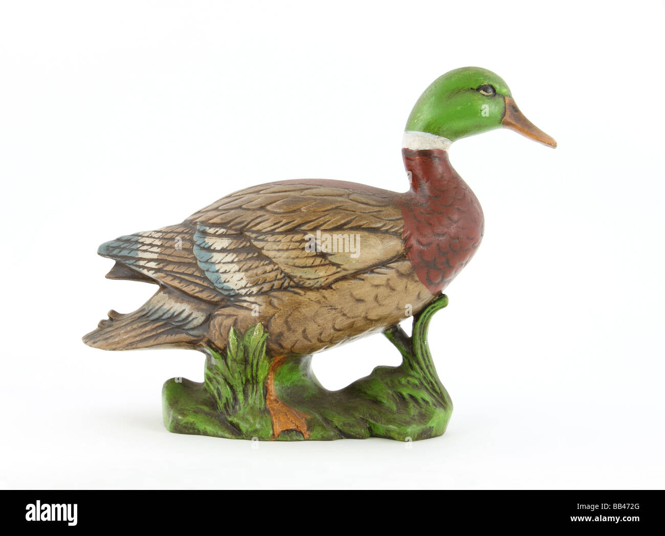 Vintage dipinta a mano duck Foto Stock