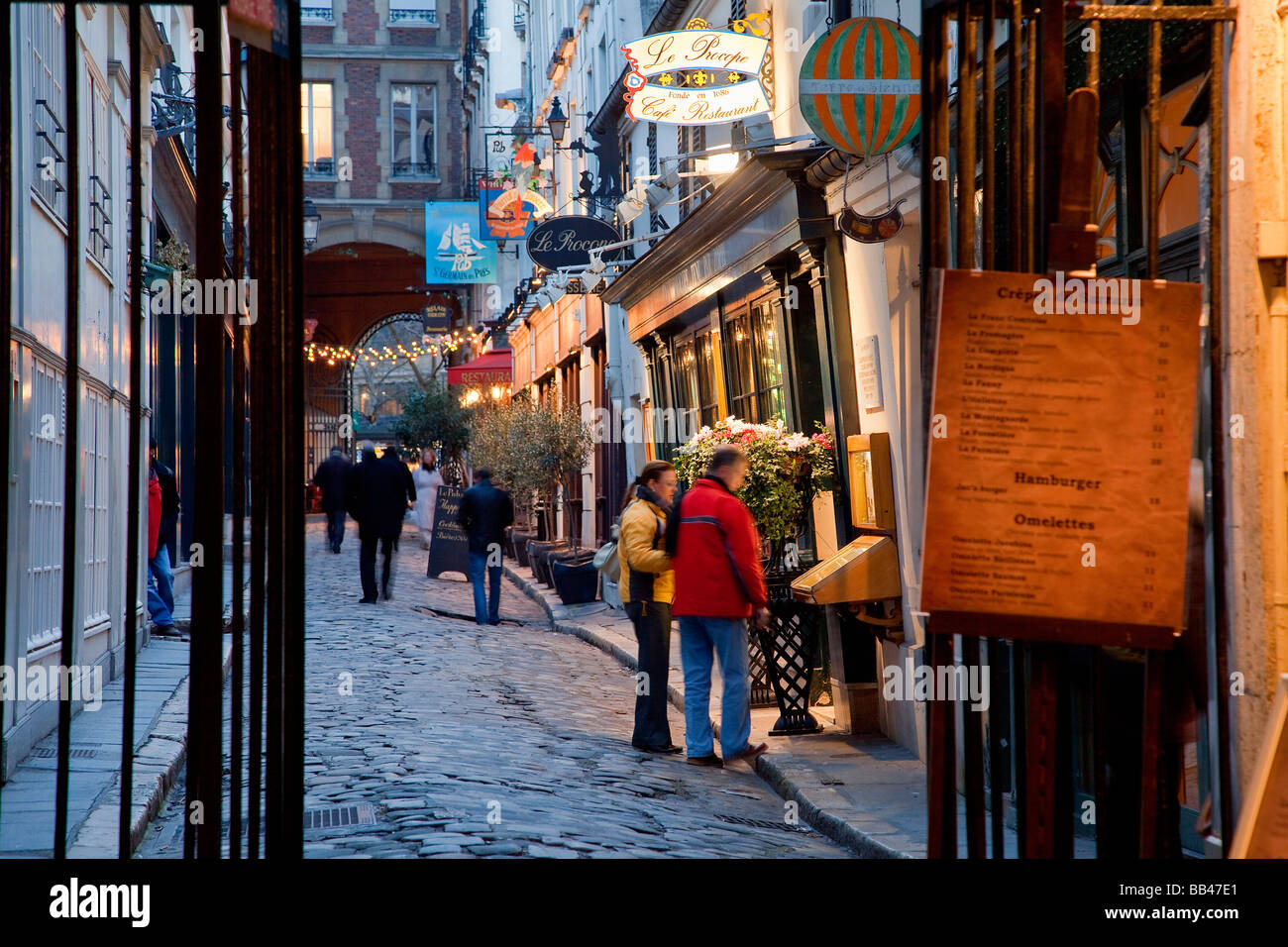 PASSAGE DU COMMERCE SAINT ANDRE PARIGI FRANCIA Foto Stock