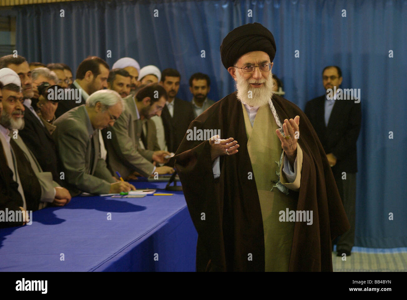 L'Ayatollah Ali Khamenei. Foto Stock