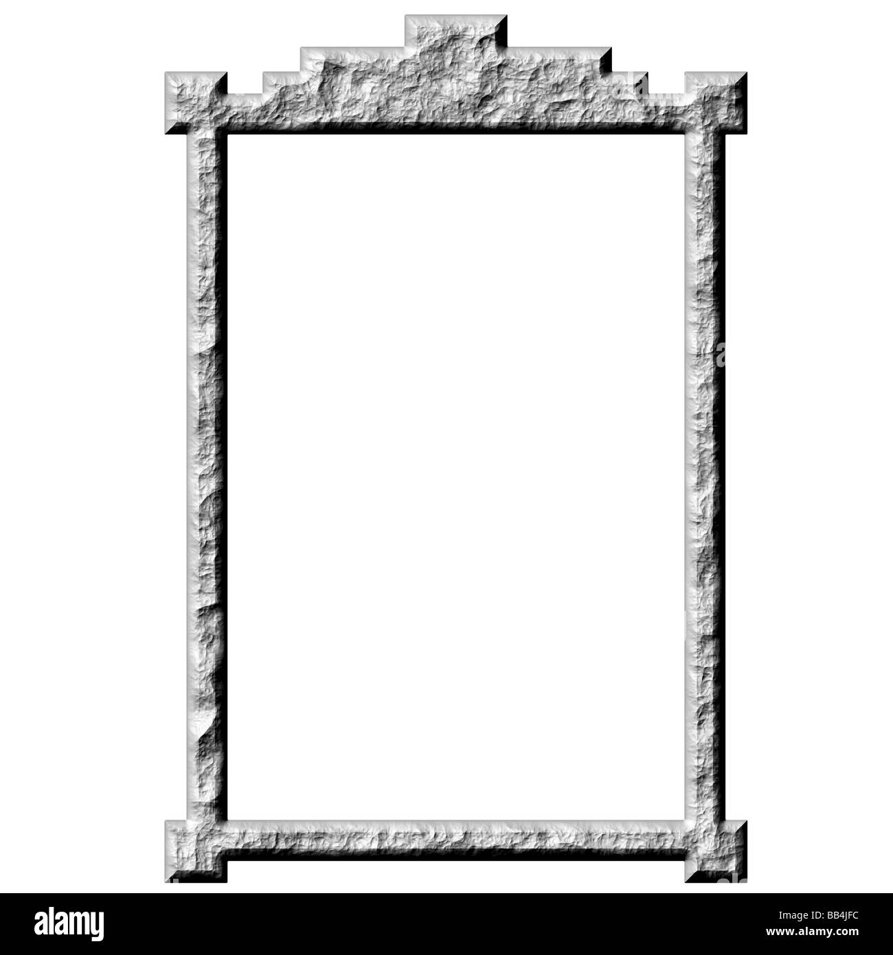 cornice in pietra 3D Foto Stock