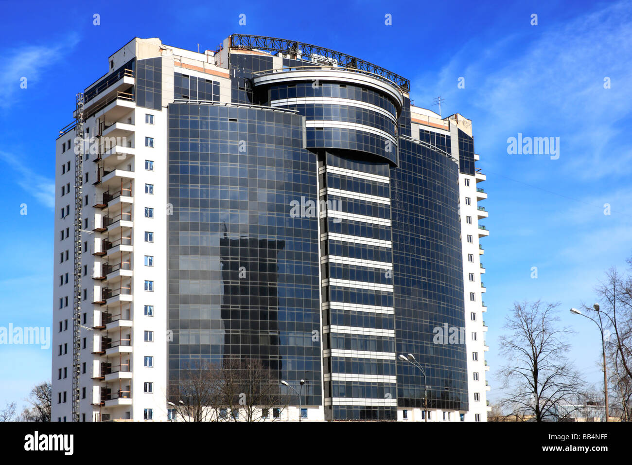 Costruzione e demolizione piani superiore di nuova merce di scambio Foto Stock