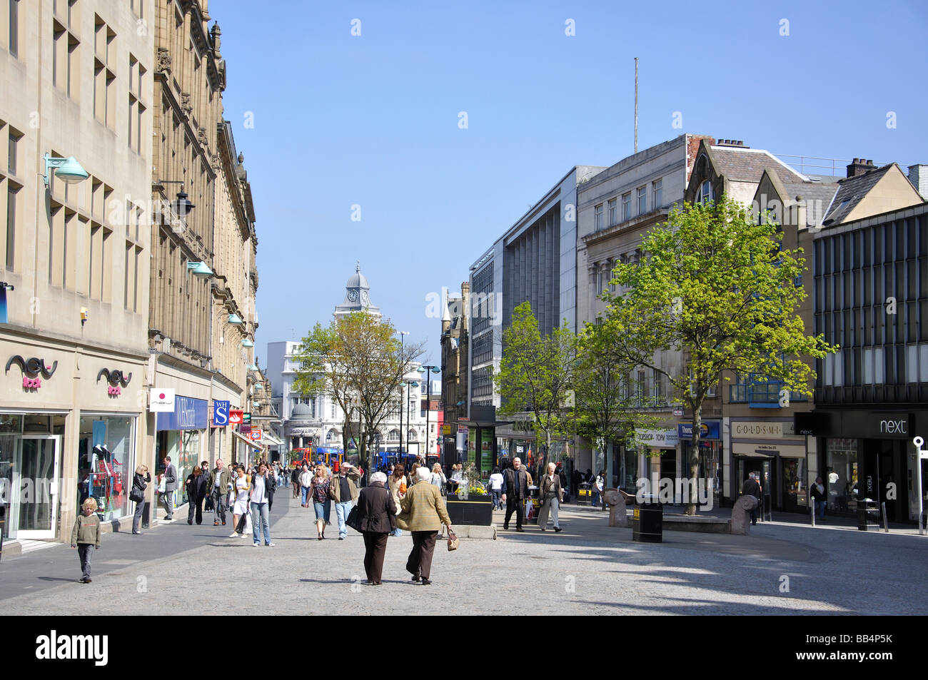 Fargate, Sheffield South Yorkshire, Inghilterra, Regno Unito Foto Stock