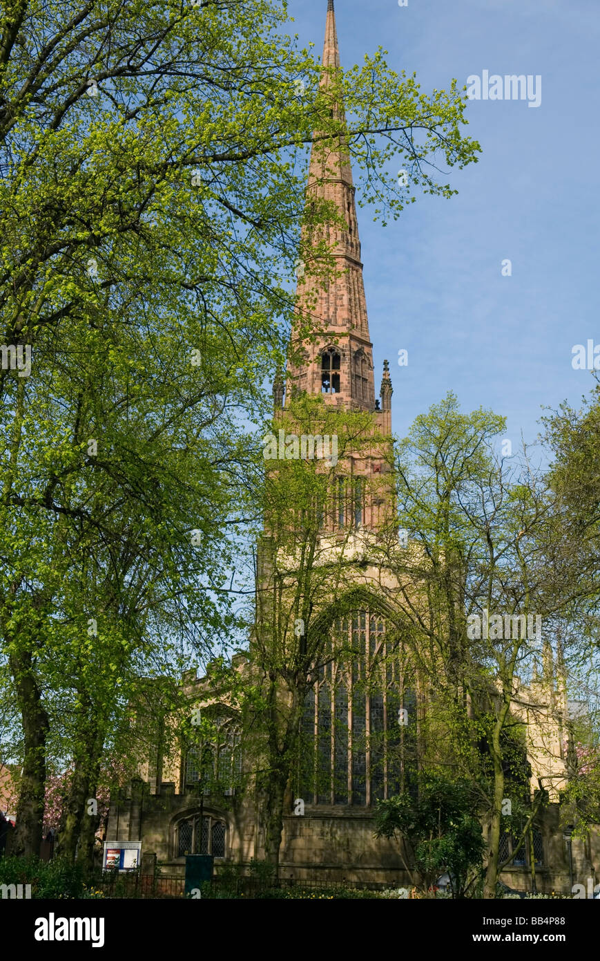 Chiesa della Santa Trinità Coventry City Centre Foto Stock