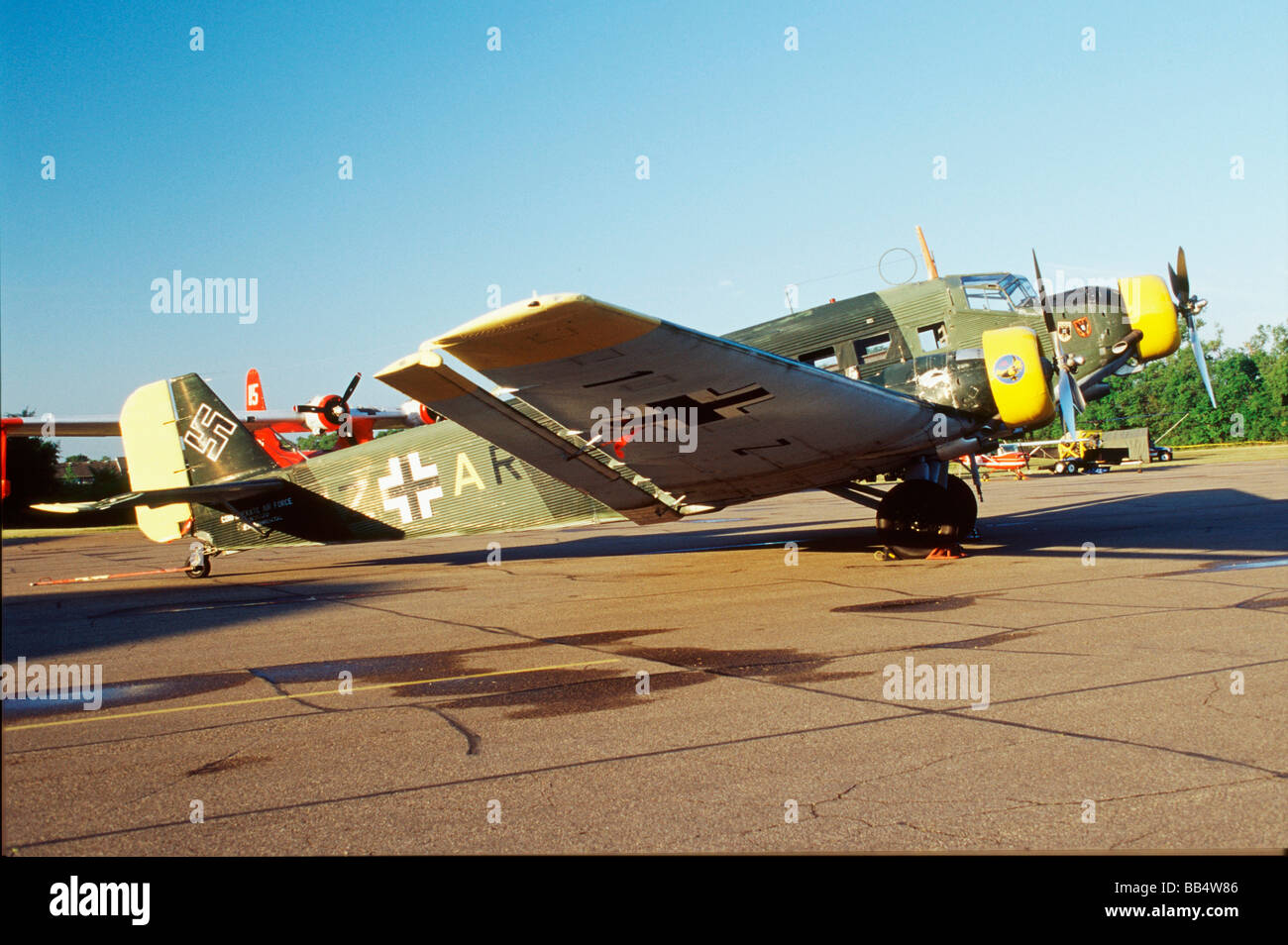 Junkers Ju-52 Trimotor al Fleming campo CAF Air Show Foto Stock