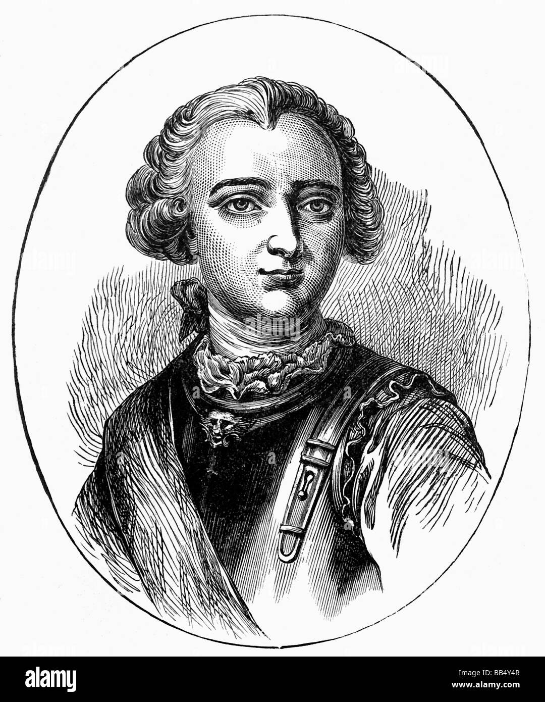 Generale Francese Louis Joseph de Montcalm Foto Stock