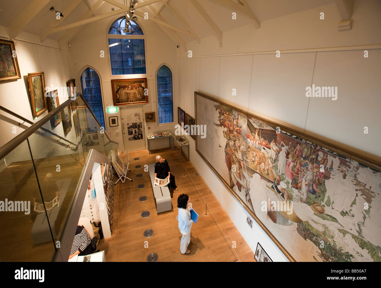 Inghilterra Berkshire Cookham High Street Stanley Spencer Gallery Interior Foto Stock