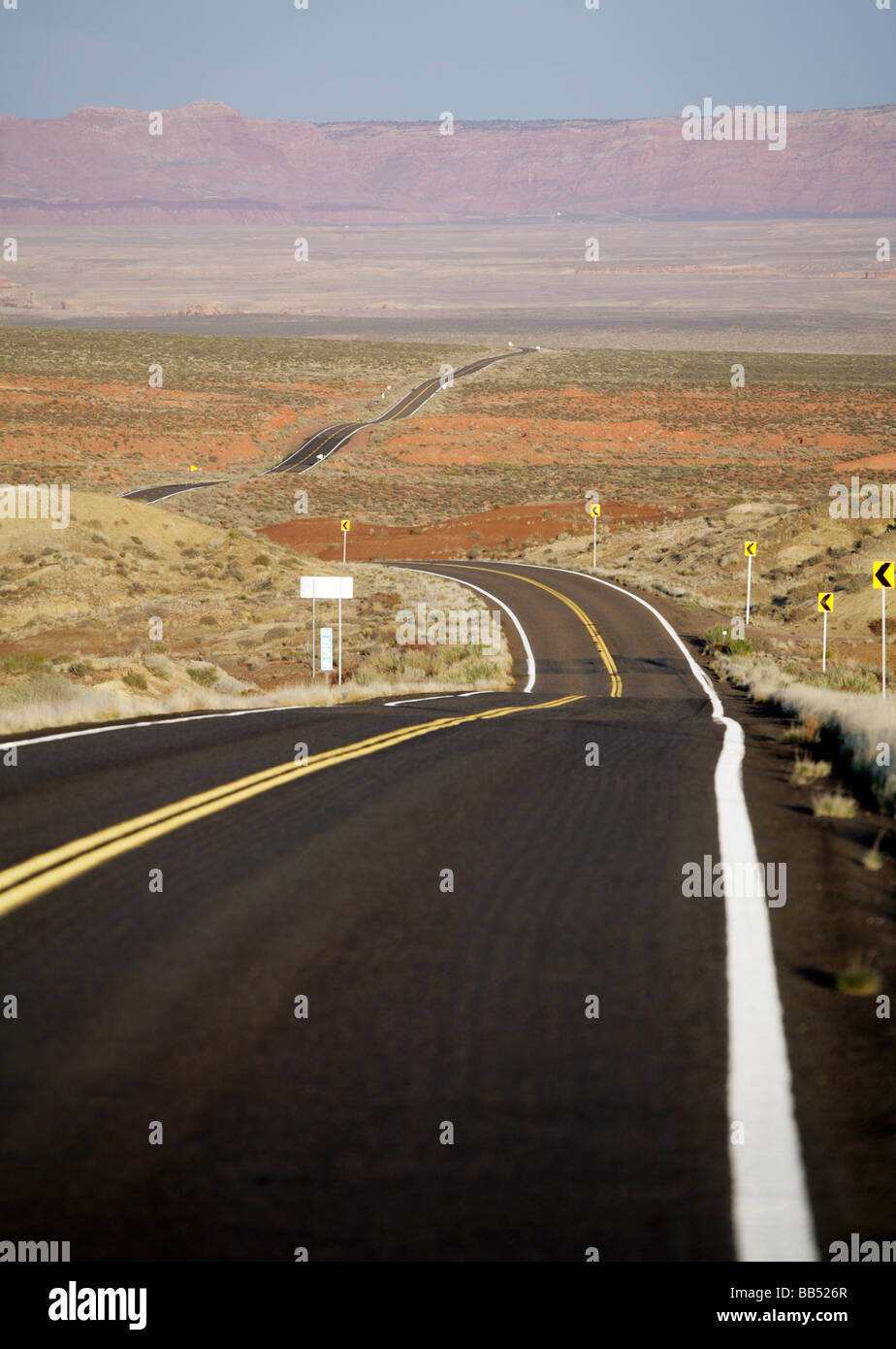 La US Route 89 attraverso Utah / Arizona, Stati Uniti. Foto Stock
