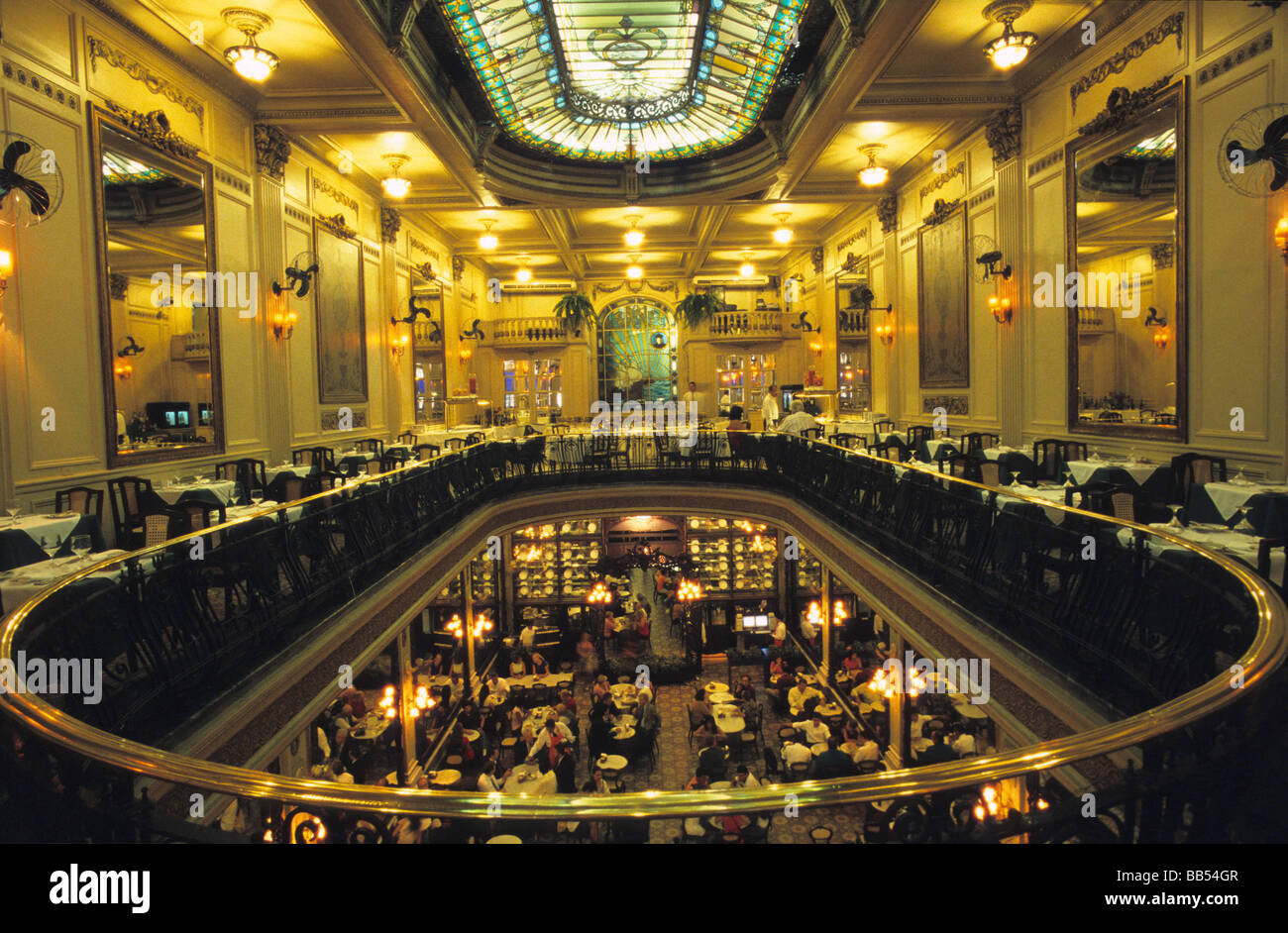 Confeitaria Colombo Rio de Janeiro in Brasile Foto Stock