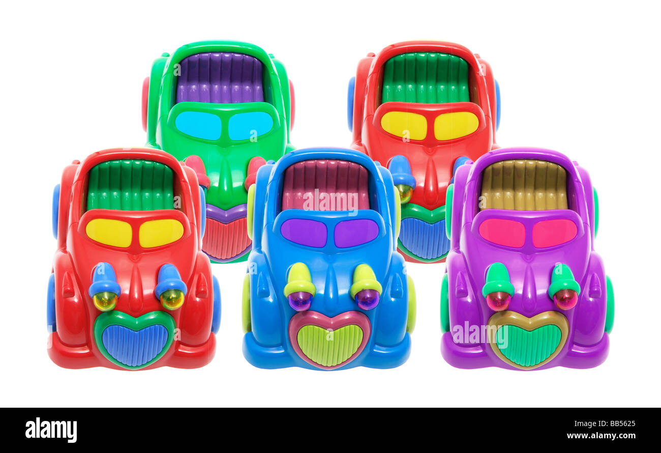 Automobili del giocattolo Foto Stock
