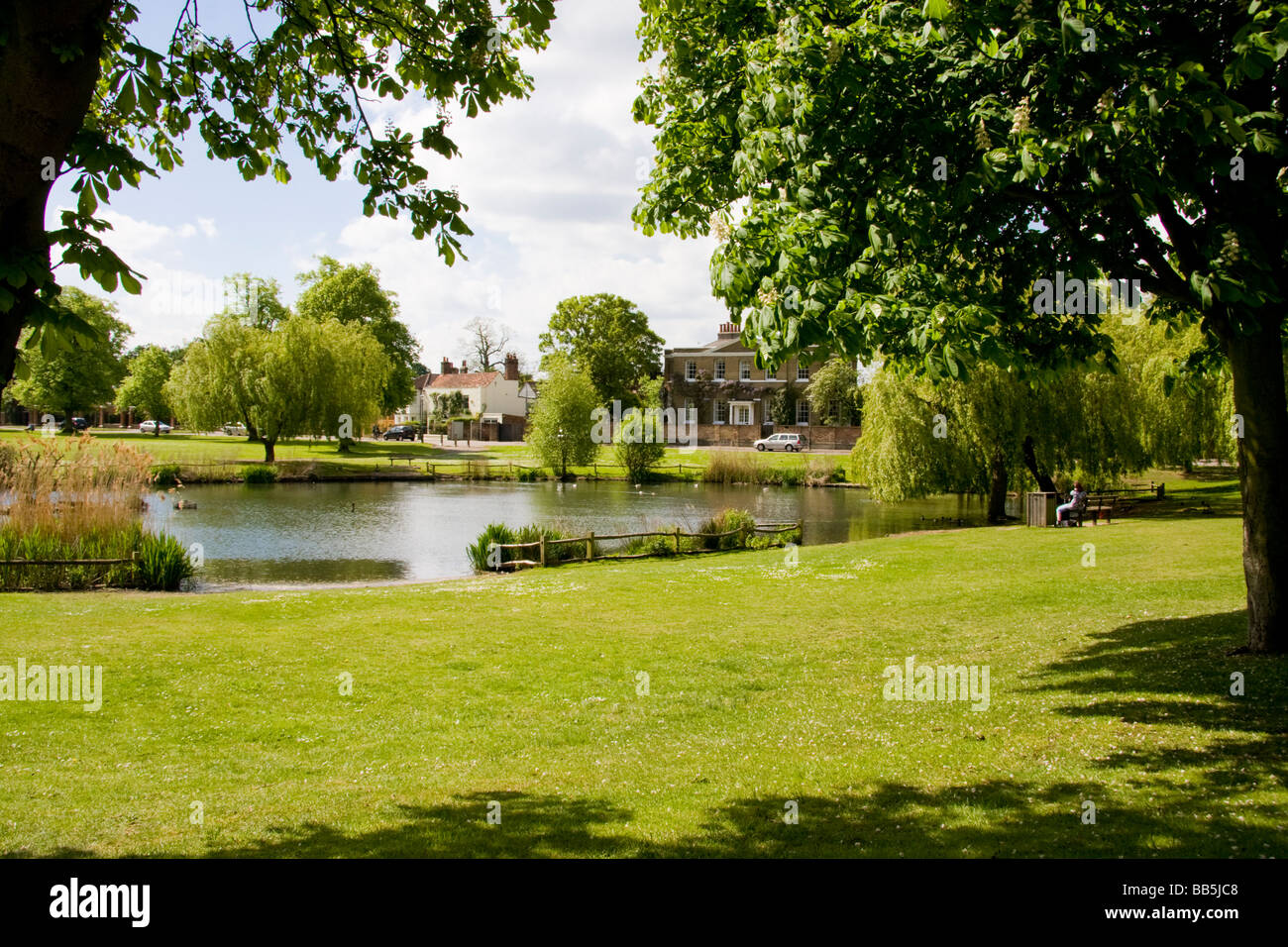 Ham Common Richmond Upon Thames Surrey in Inghilterra Foto Stock