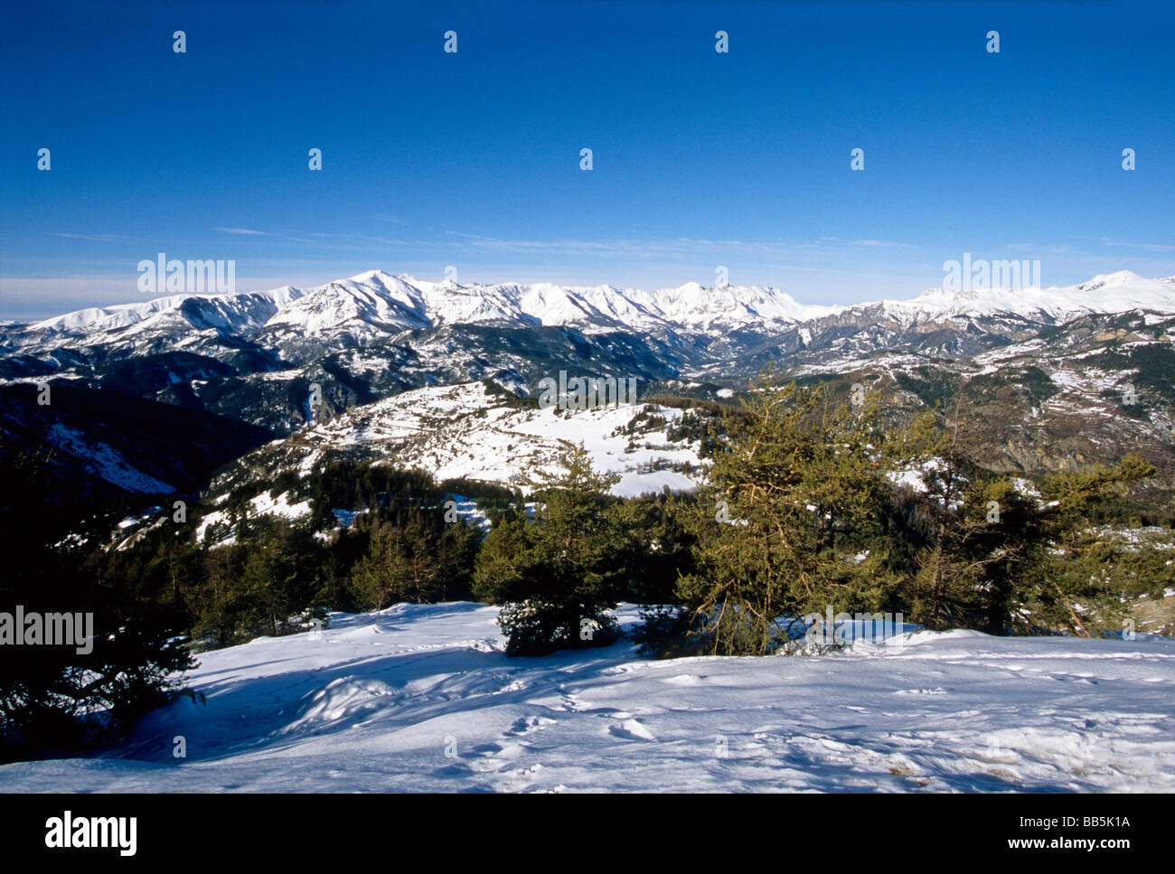 Greolieres Les Neiges Alpes-maritimes 06 PACA Francia Europa Foto Stock