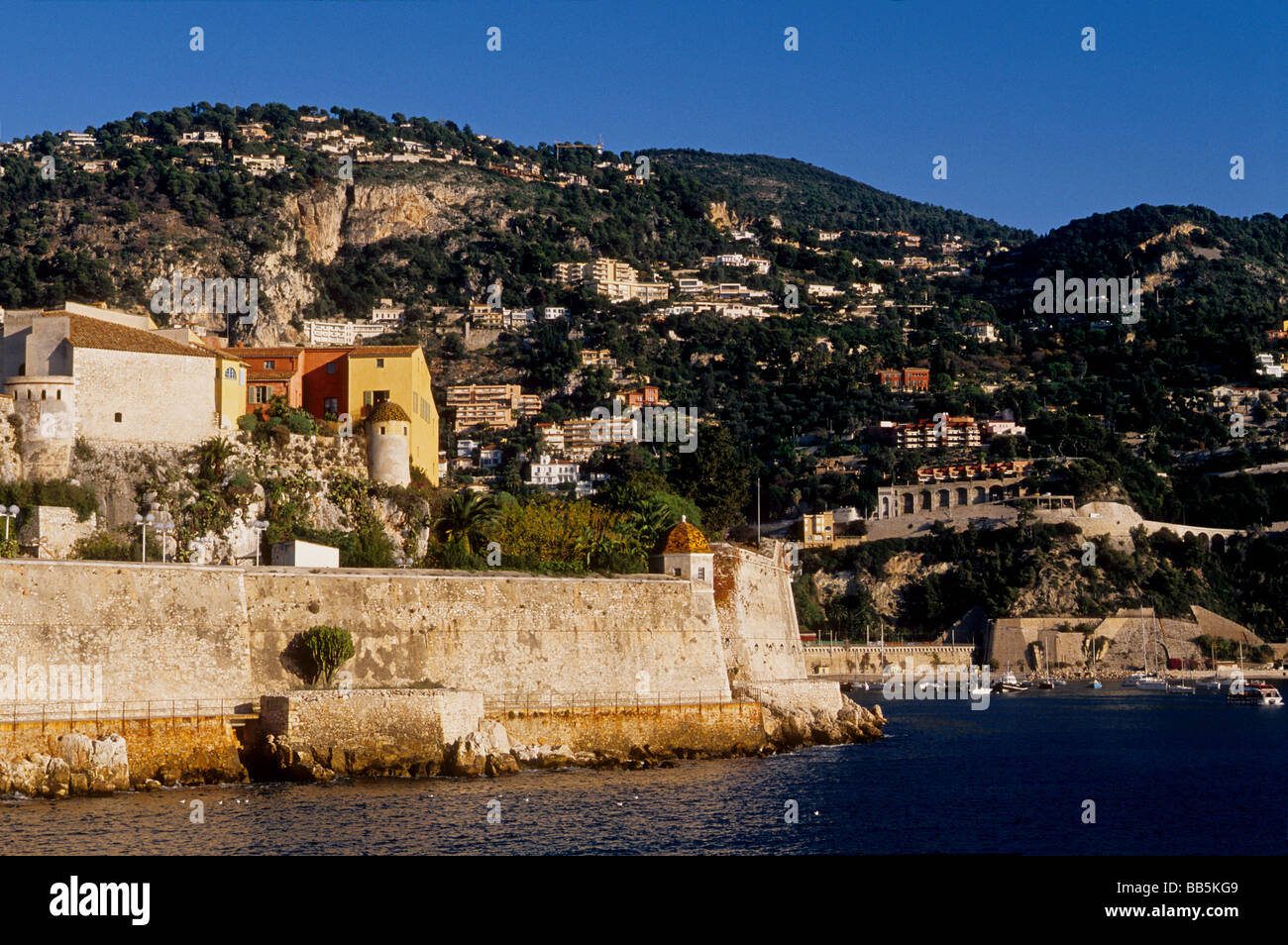 La cittadella Gaston de Foix a Villefranche sur mer Foto Stock