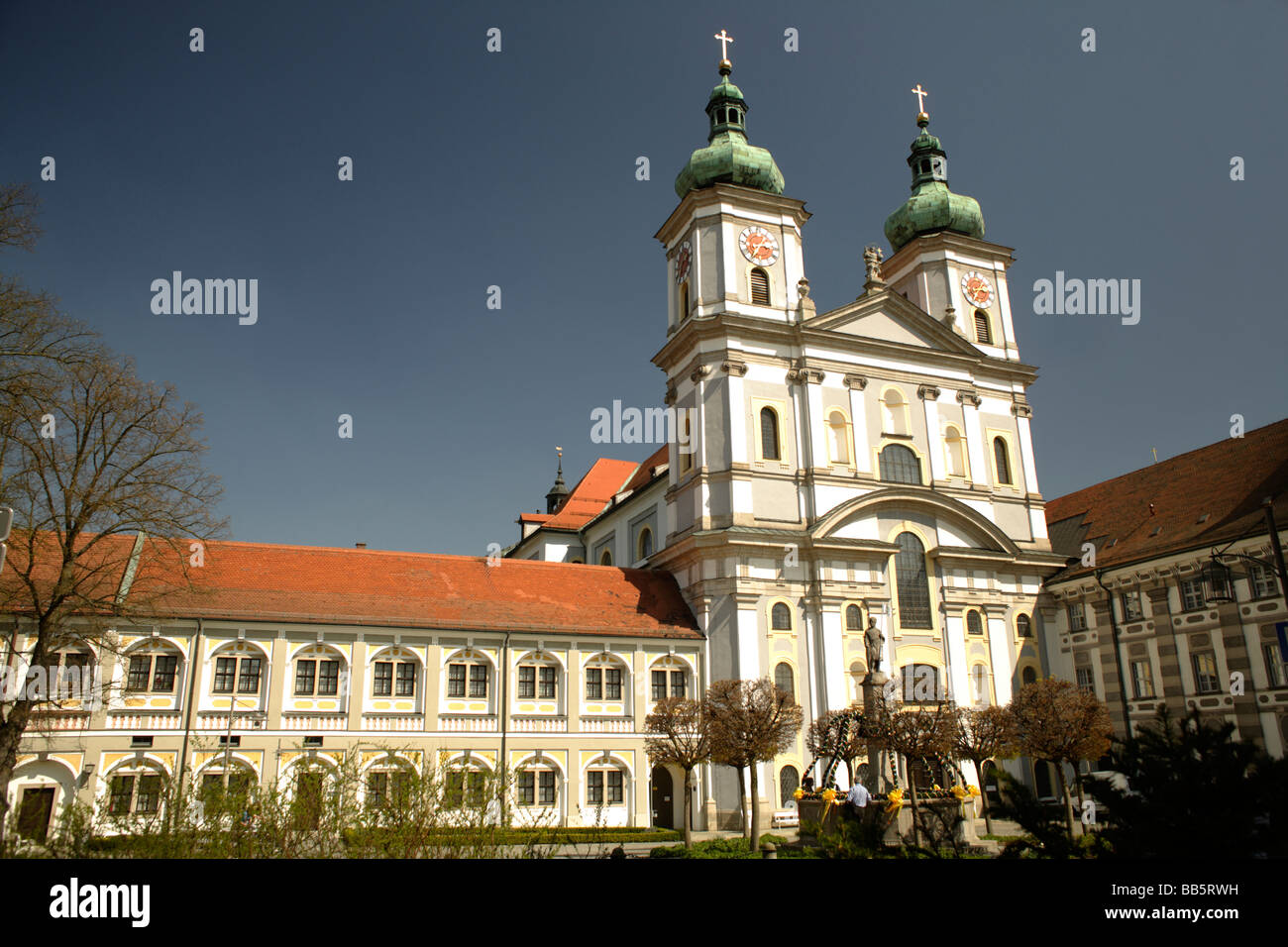 Chiesa monastero San Giovanni Waldsassen Stiftland Alto Palatinato Baviera Germania Foto Stock