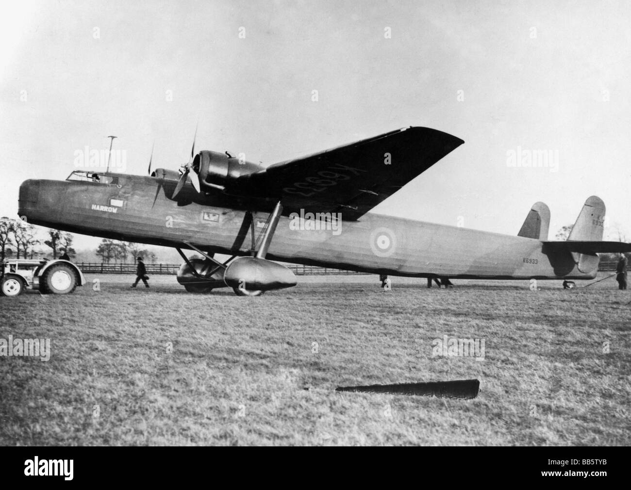 Trasporti / trasporto, aviazione, aereo, Inghilterra, British bomber Handley pagina H.P. 54 Harrow, settembre 1936, Foto Stock