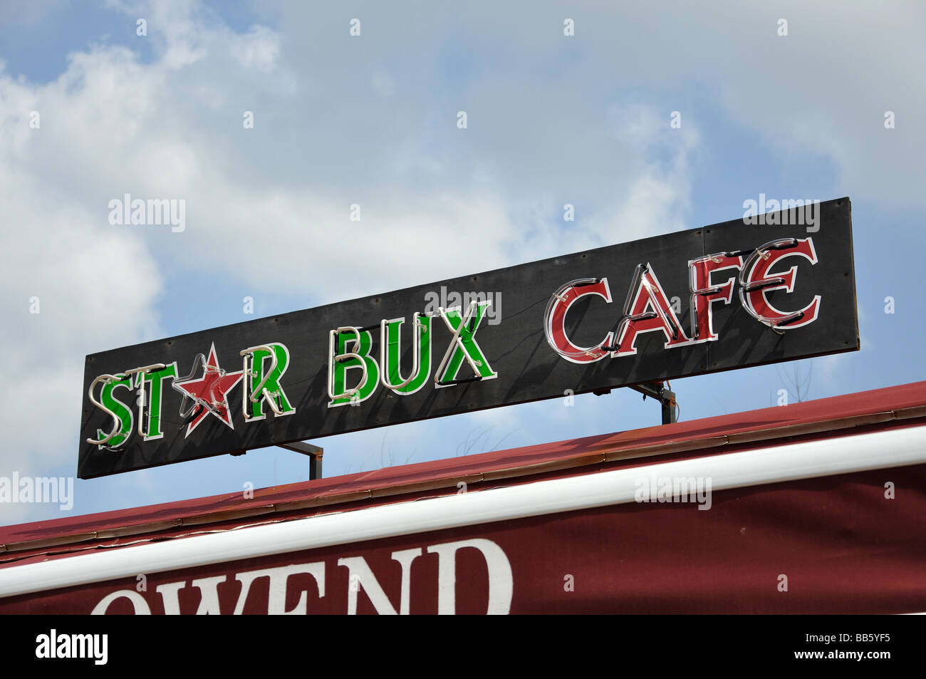 Stella Bux Cafe, Marmaris, Datca Peninsula, Provincia Mulga, Turchia Foto Stock