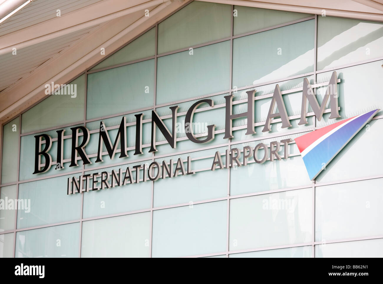 L'Aeroporto Internazionale di Birmingham. Foto Stock