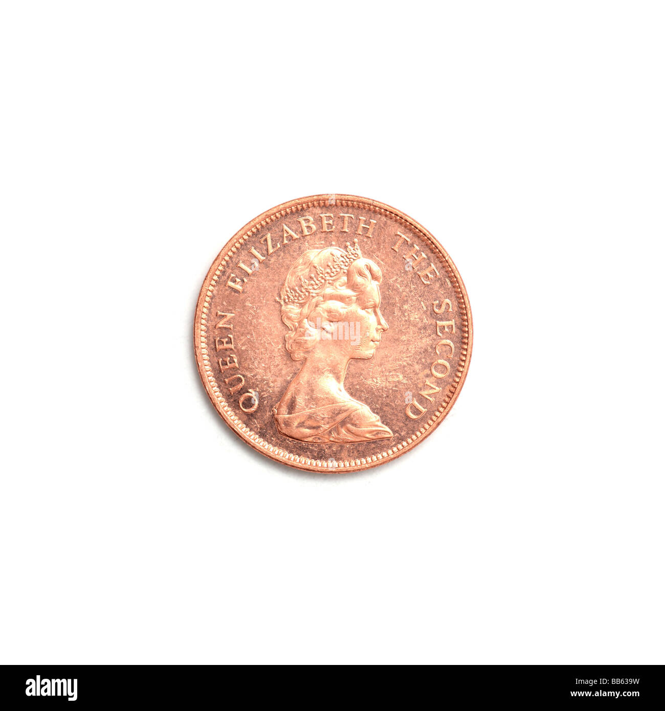 Falkland Islands 2 pence moneta Foto Stock