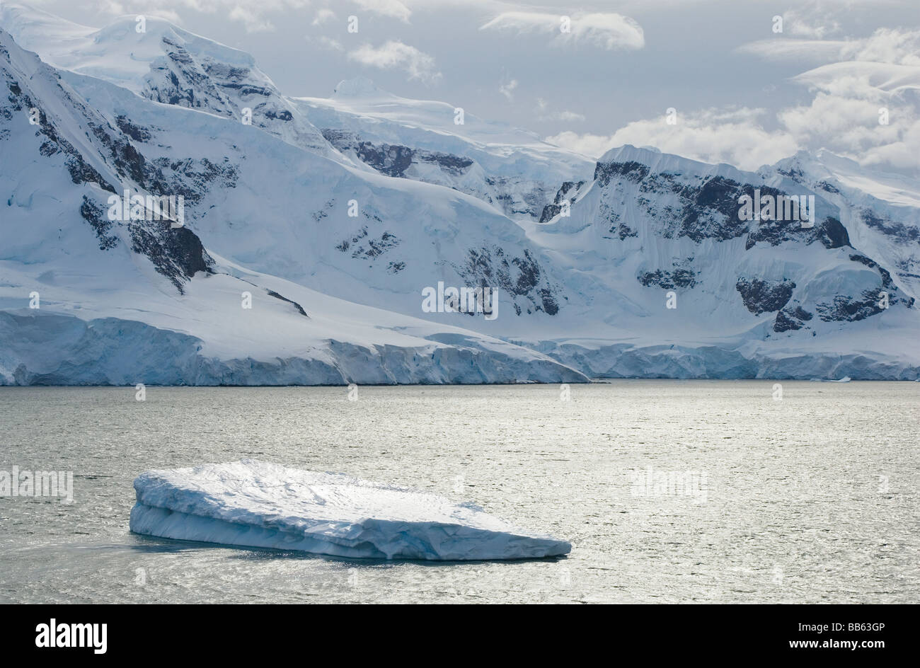 Lo stretto di Gerlache e Neumayer Channel, Penisola Antartica, Antartide Foto Stock