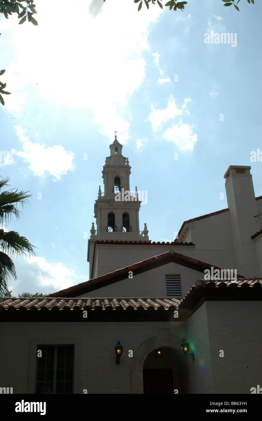 Cappella rivolta verso il cielo Foto Stock