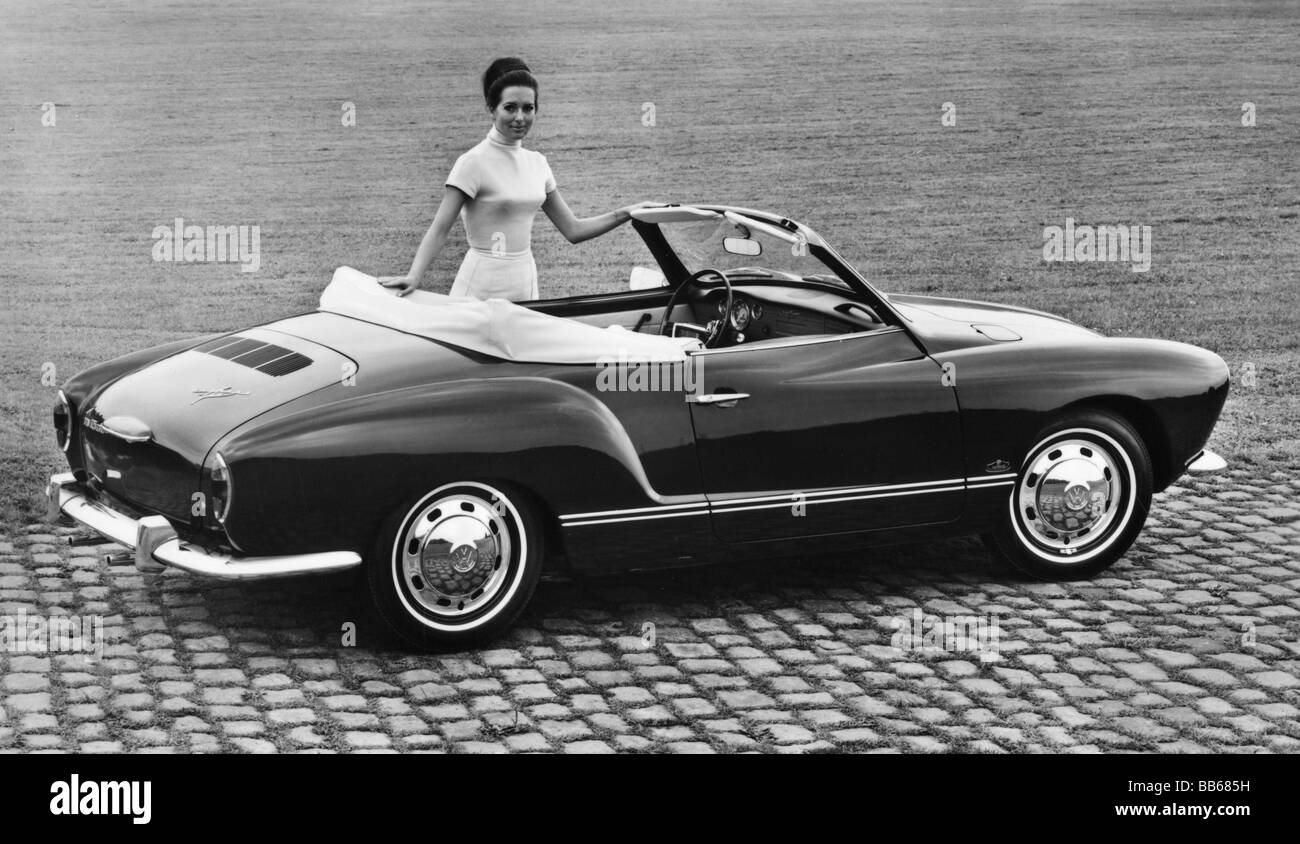 Trasporti / trasporti, automobili, varianti di veicoli, Volkswagen, VW 1500 Karmann Ghia Cabriolet, 1960s, Foto Stock